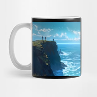 Standing on the cliff Mug